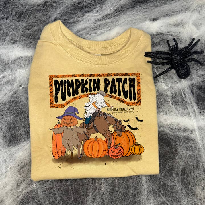 Pumpkin Patch Kids Tee for wholesale by Rowdy Rascal Boutique LLC
