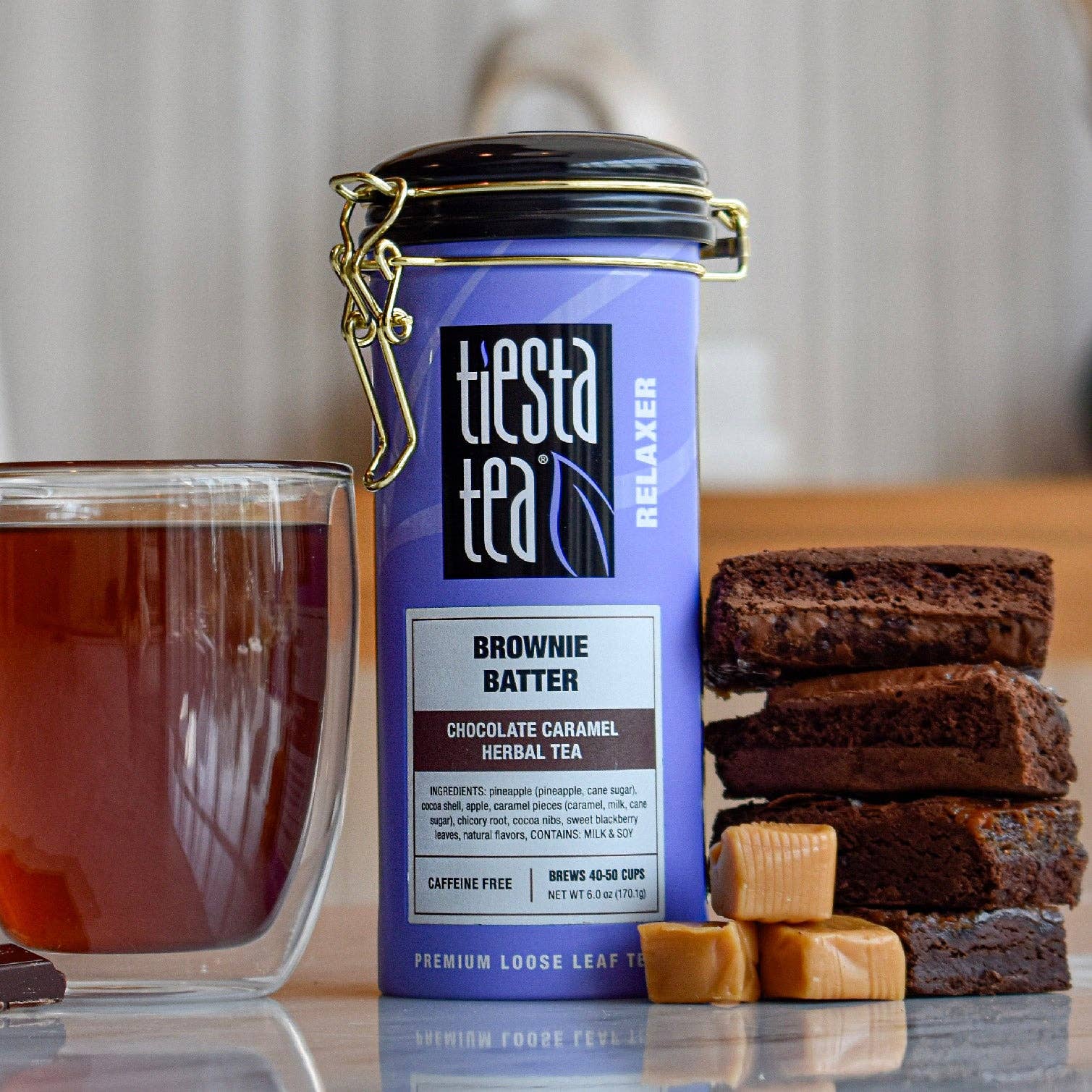 Tiesta Tea Company (loose leaf teas & accessories) - Vente Thé en vrac - Pâte à Brownie - Thé aux Herbes Chocolat Caramel1