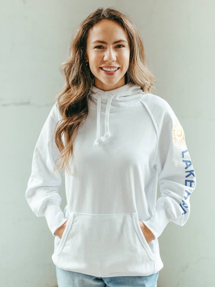 Lake Happy Sun Kapuzenpullover mit Logo für den Großhandel von Lake Happy