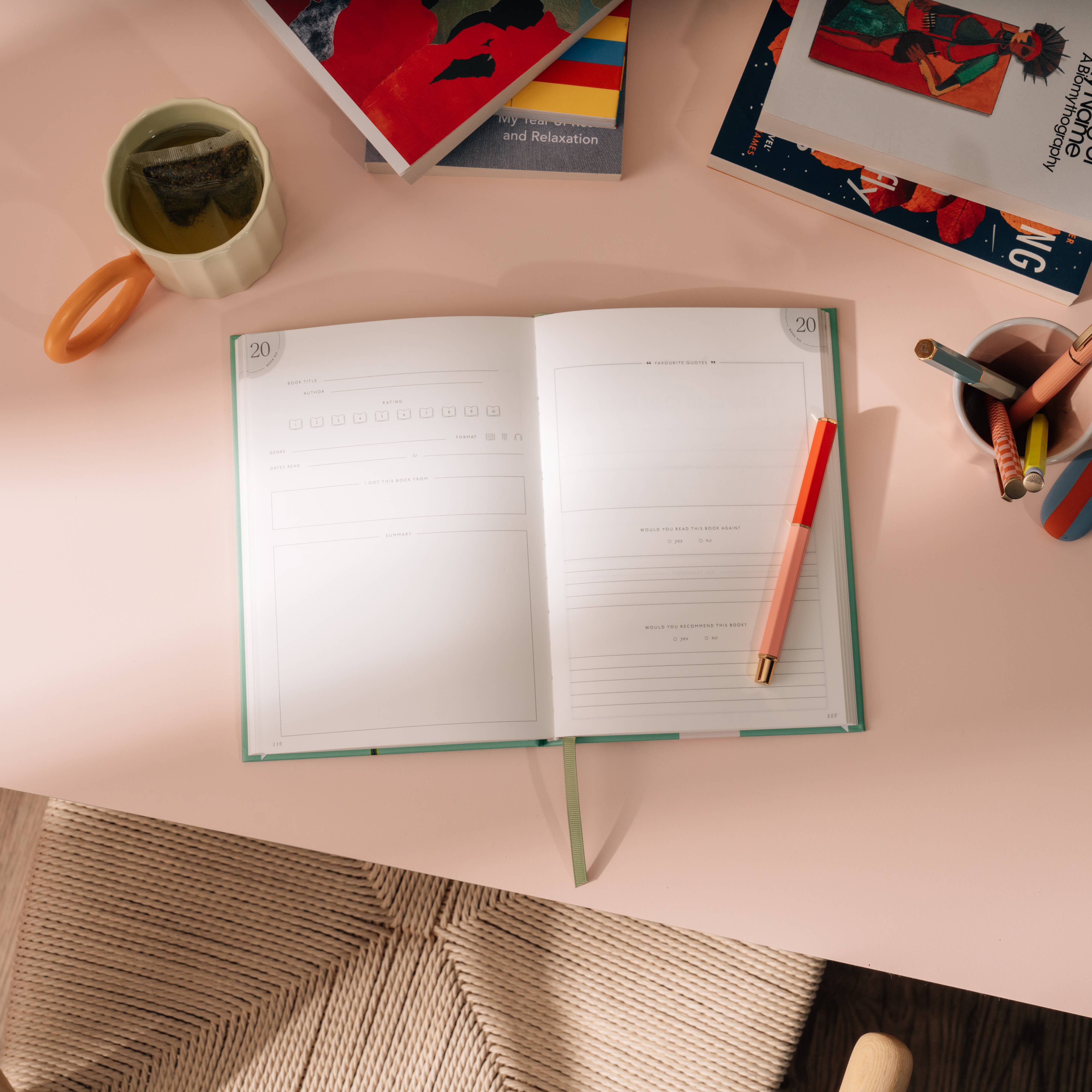 Papier - Wholesale Journal/Diary - Guided Reading Journal, A5 Hardcover - Lily in Bloom 2