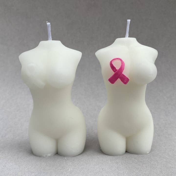Artly Handmade - Wholesale Novelty Candle - Pink Band Aphrodite | Candle decoration decor light body female body woman unscented handmade sweden white0