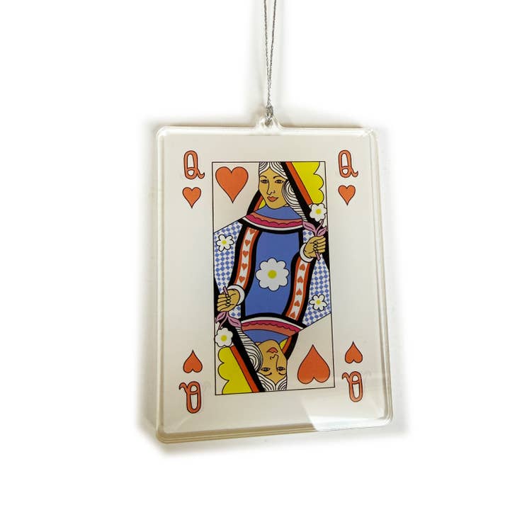 Ornamento de Natal Rainha de Copas por atacado de Drawn Goods