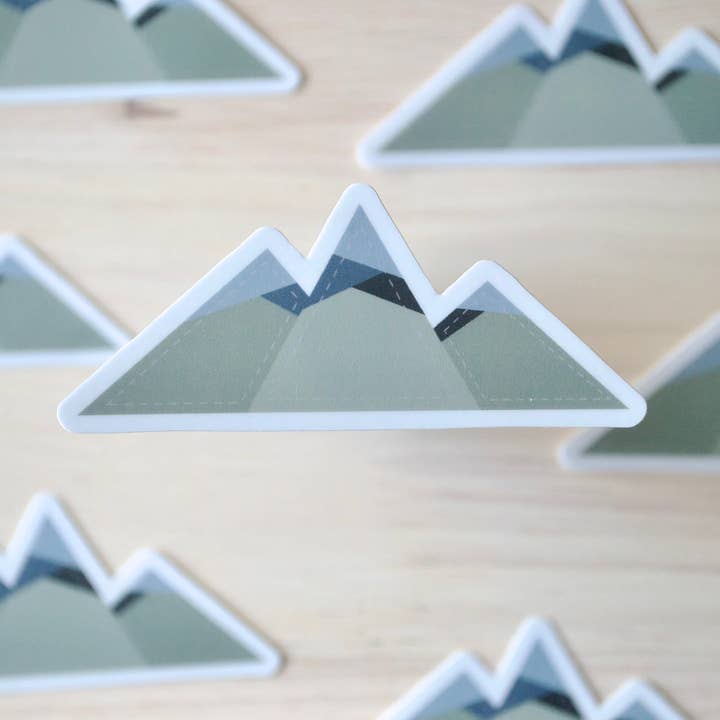 Spring Mountain Sticker for wholesale by Little Sister Sewing
