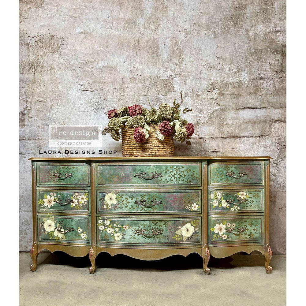 Redesign with Prima - Wholesale Sublimation Transfer - Redesign Transfers Painted Florals 24"x35" 6553506565222