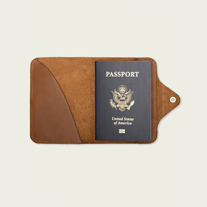 WP Standard - Wholesale Passport Case - Unisex - Leather Snap Passport Travel Wallet1