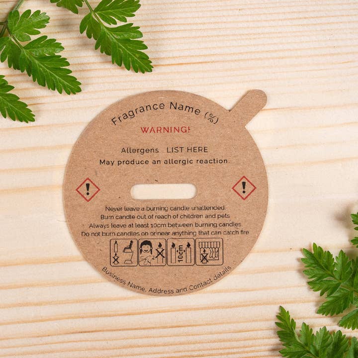 Fernery Designs - Vendita all'ingrosso Portacandele - Coperture antipolvere personalizzate per candele in Kraft CLP - per stoppino