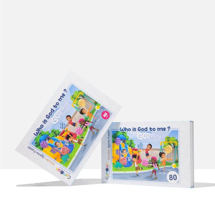 'Who is God to me?' puzzle for wholesale by Curious Berries Ltd