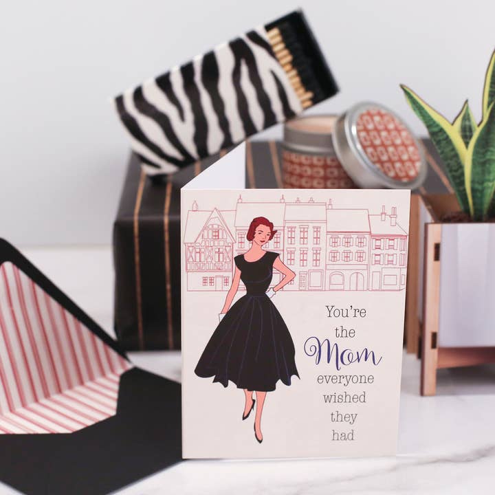 Mod Lounge Paper Company – Engroshandel Morsdagskort – Mors Dag Vintage Mode Mor Kort1