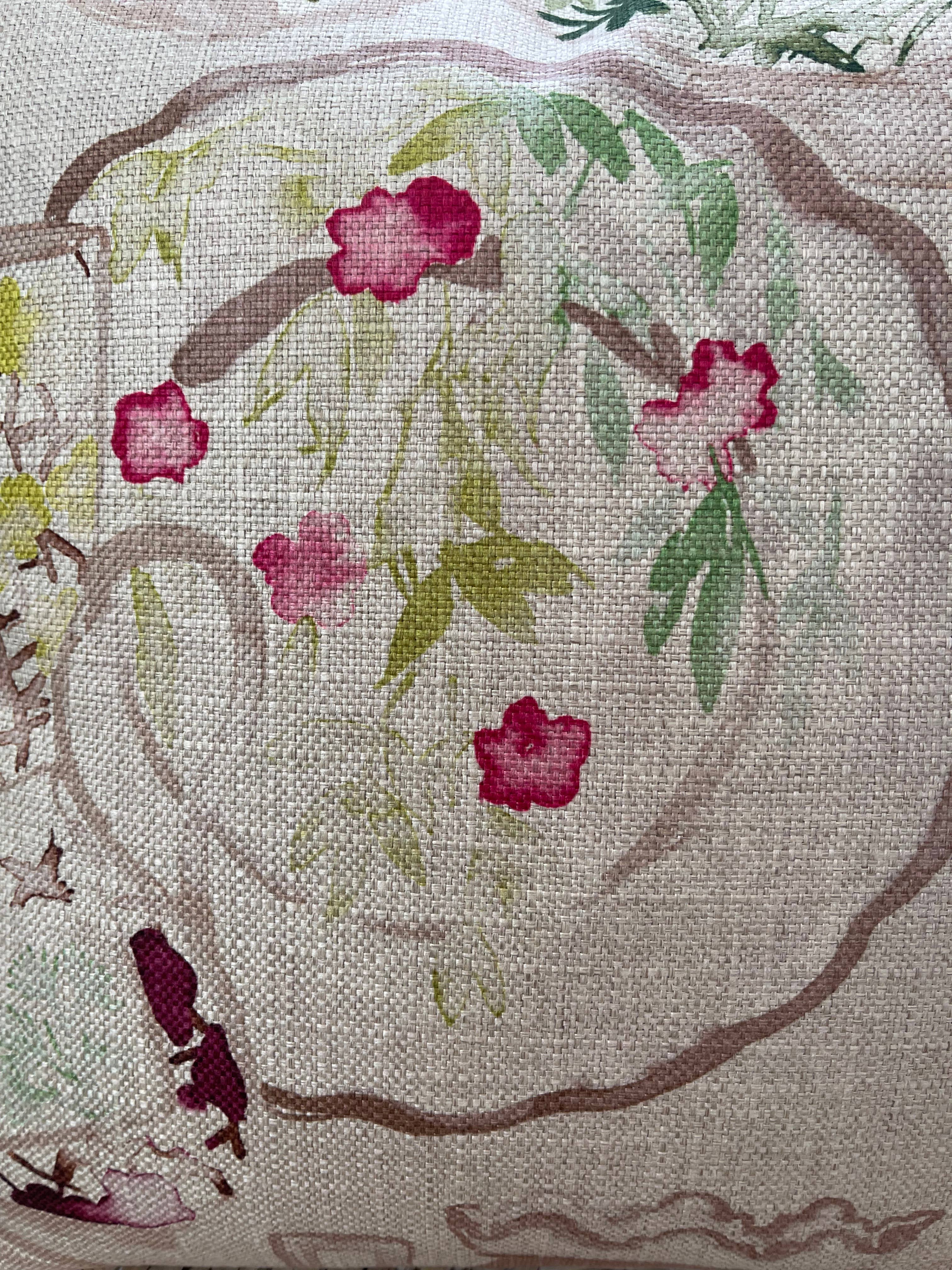 Dahlia & Grace pillows – wholesale Throw/decorative pillow – Alice Floral Throw Pillow with Feather Insert       1