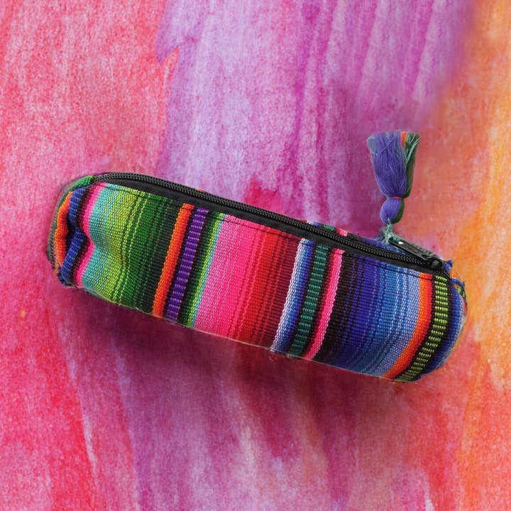 Hacienda Multicolor Sarape Etui | Make-up Kwastentas voor wholesale door Lumily