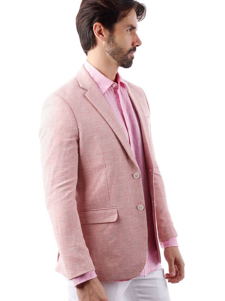 BARABAS - Wholesale Blazer - Men's - Men's Classic Tweed Pattern Notch Lapel Blazer 4BL3012