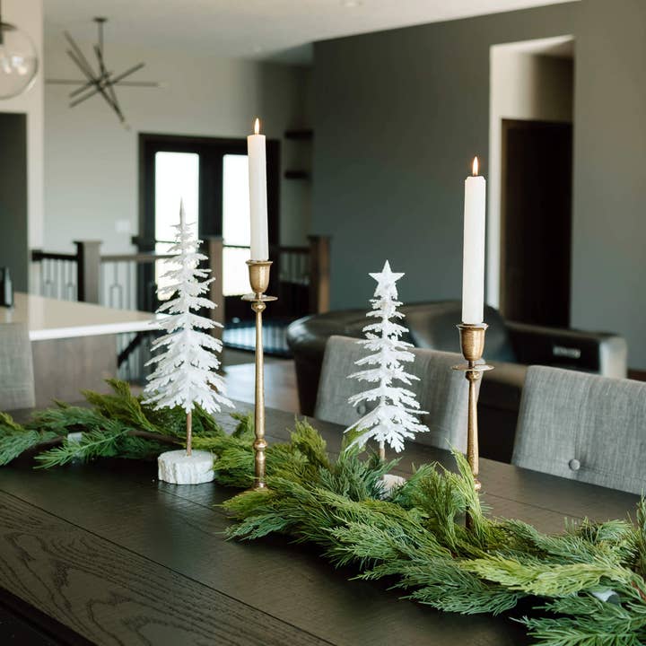Sullivans Home Decor - Wholesale Christmas Decoration - Snow Covered Pine Tree Set 2