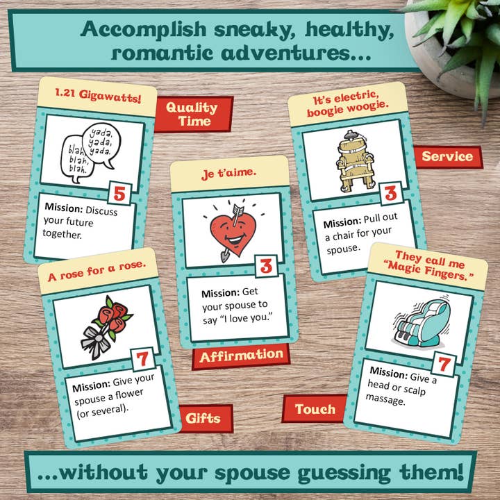 Fink & Fink Games - Wholesale Card Game - Marital Bliss - Surprisingly Strategic Couples Gift & Game