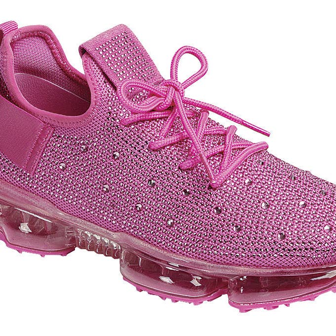 Mars Sky Shoes Wholesale - Wholesale Lifestyle Sneakers - Women's - Forever FLOW-22 Transparent Flyknit Rhinestone Sneakers