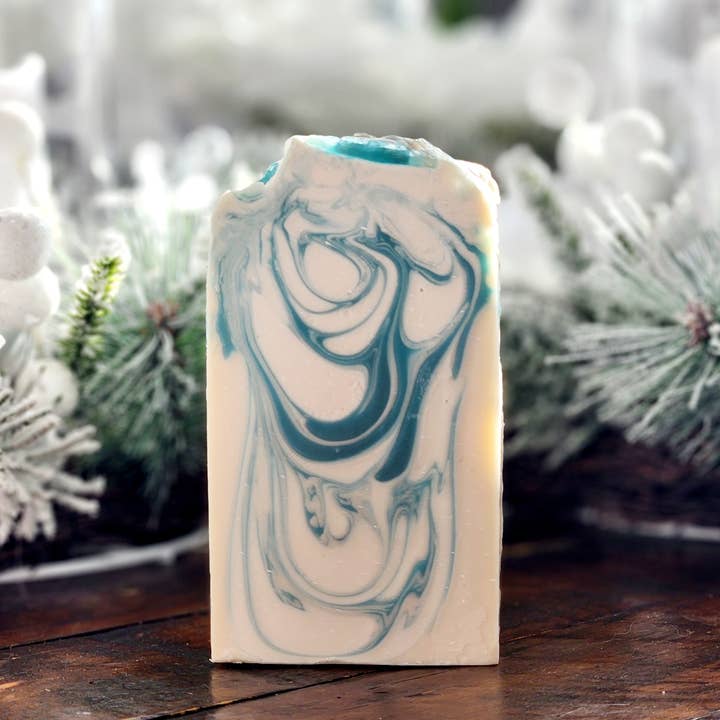 Frosted Juniper Artisan Soap for wholesale by Jenae Rose