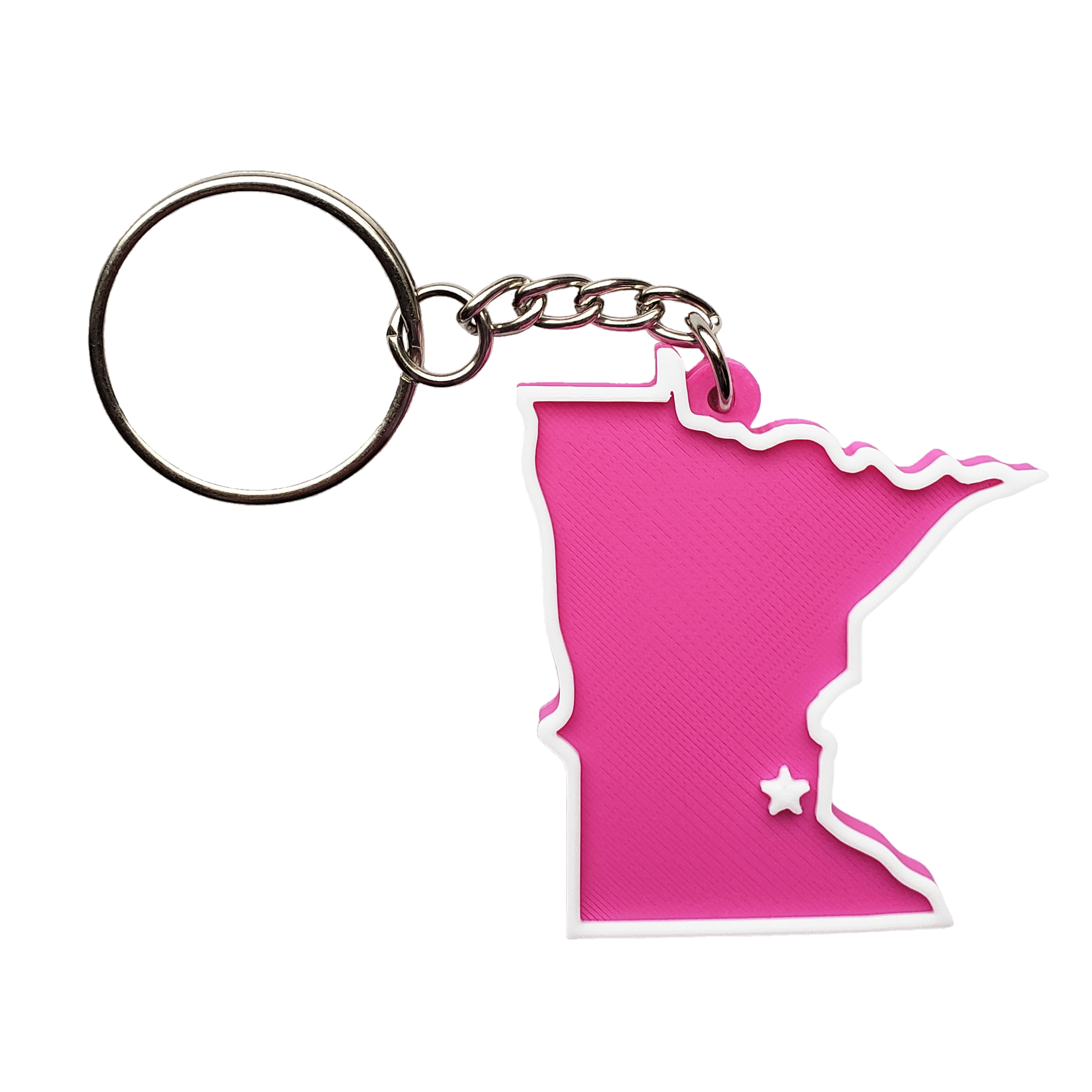 itty bitty builds - Wholesale Keychain - Unisex - Minnesota State Keychain, Minneapolis0