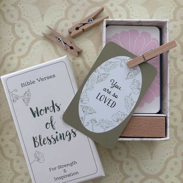 Sent Paper Co. - Wholesale Religious Card - Bible Verse Cards - Words of Blessings - Set of 60 Cards6