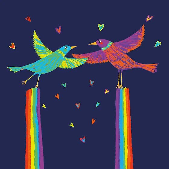 Love Has Landed for wholesale by Paper Bird Publishing