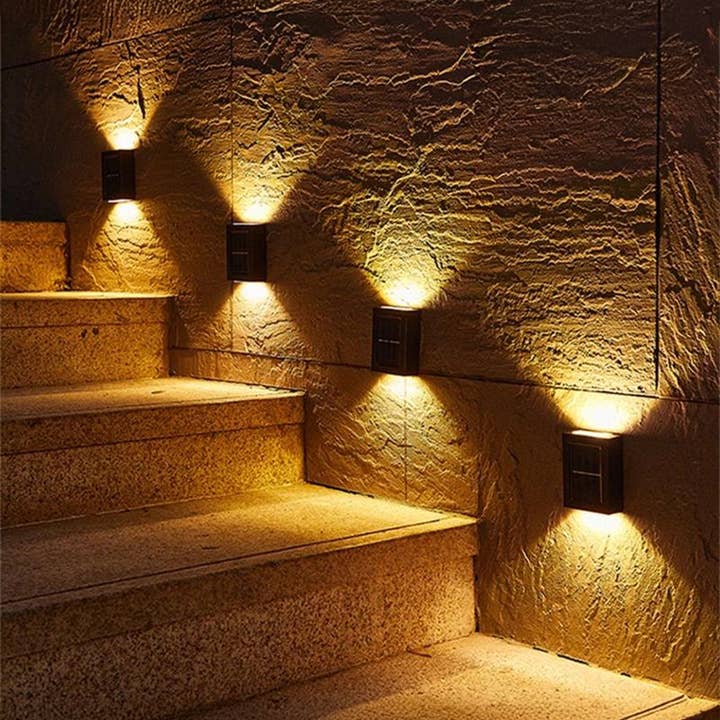 Mtistanbul LTD - Wholesale Outdoor/Lawn Light - Pack of 2 Solar Outdoor Wall Light - Waterproof for Garden &5