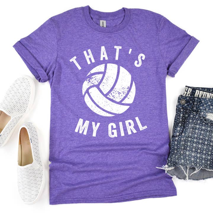 That's my Girl Volleyball Shirt for wholesale by Sunfire Tees