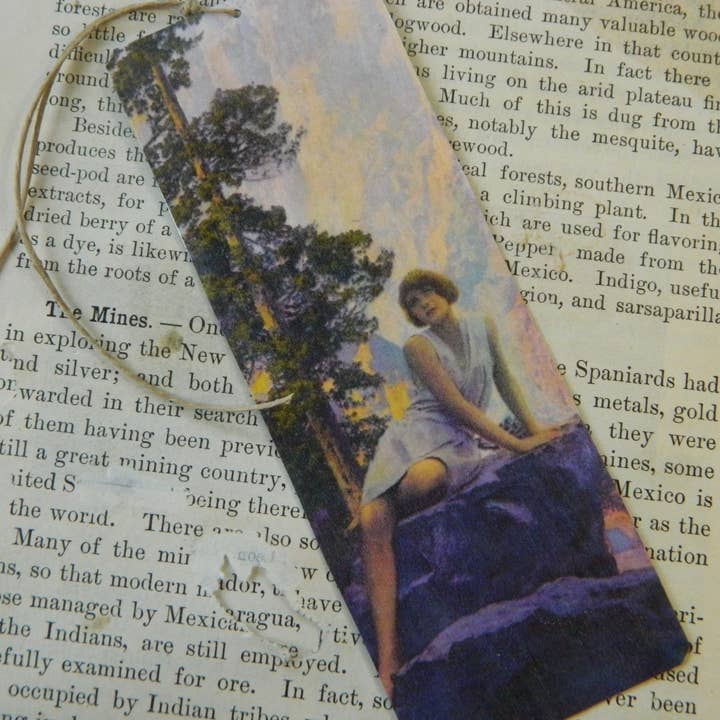 Bookmark Maxfield Parrish Solitude for wholesale by Sarah Wood Studio