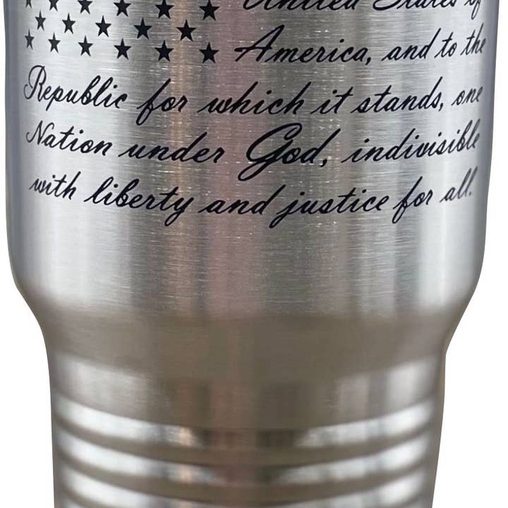 Pledge of Allegiance 30oz Tumbler för wholesale av A to Z Imaging and Design