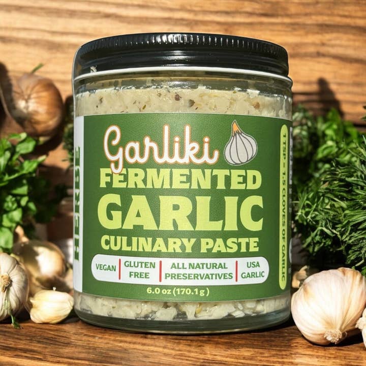 Garliki "HERBE" Premium Fermented Garlic Culinary Paste and other Purchase Wholesale gluten free soy sauce. Free Returns & Net 60 Terms on Faire trending on Faire.