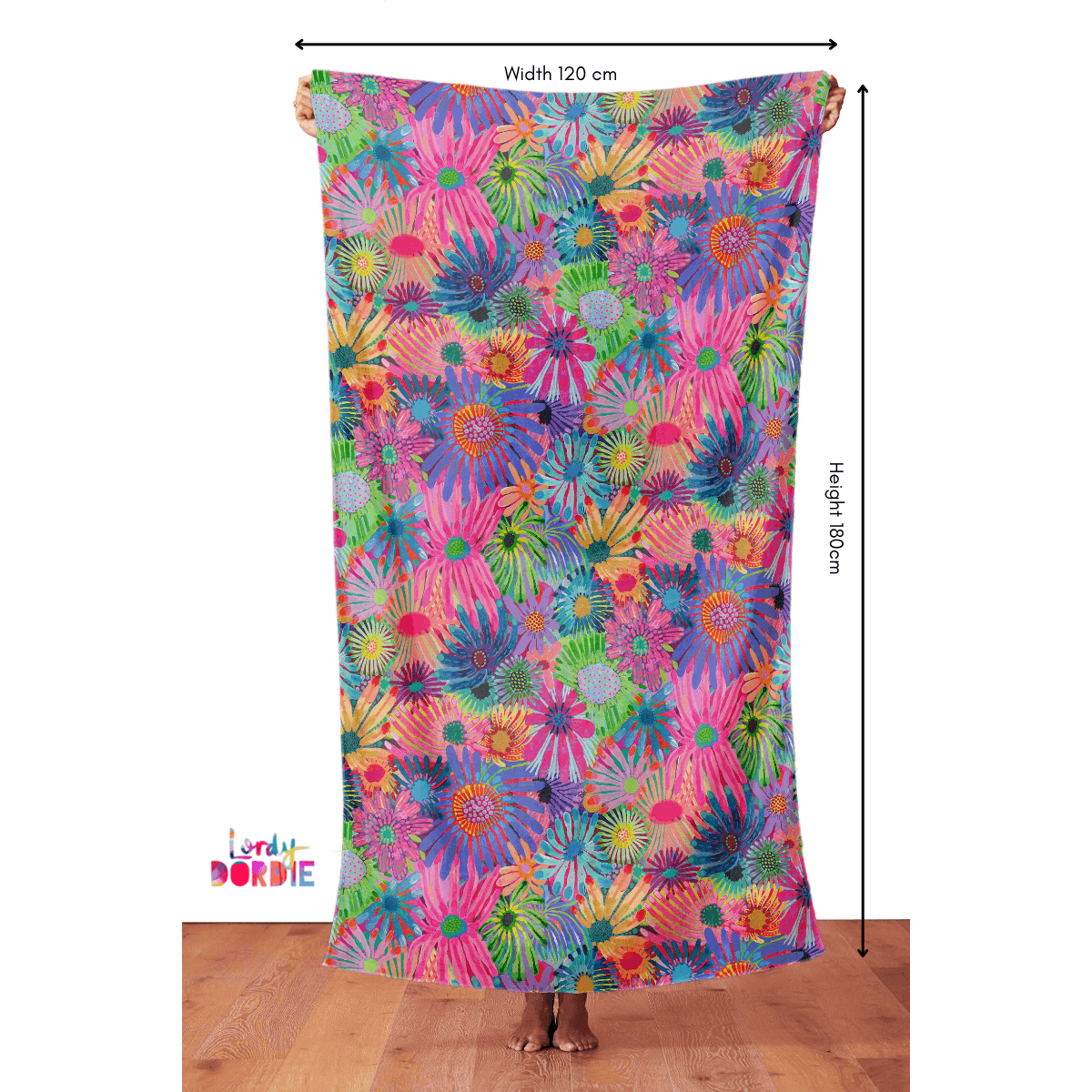 Lordy Dordie - Wholesale Swim Cover Up - Women's - Secret Garden - BEACH WRAP / SCARF3
