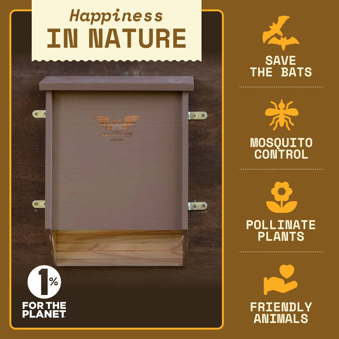 Big Bat Box – wholesale Bird house – Two-Chamber Bat House (Black)4