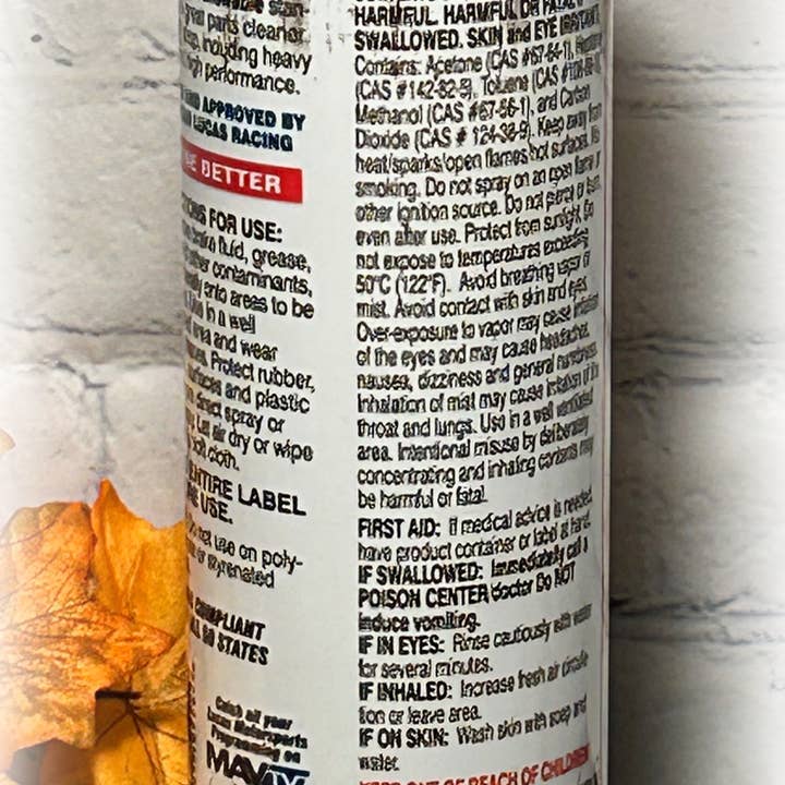 5C's Wholesale - Wholesale Insulated Mug/Tumbler - Lucas Brake Parts Cleaner 20oz Skinny Tumbler