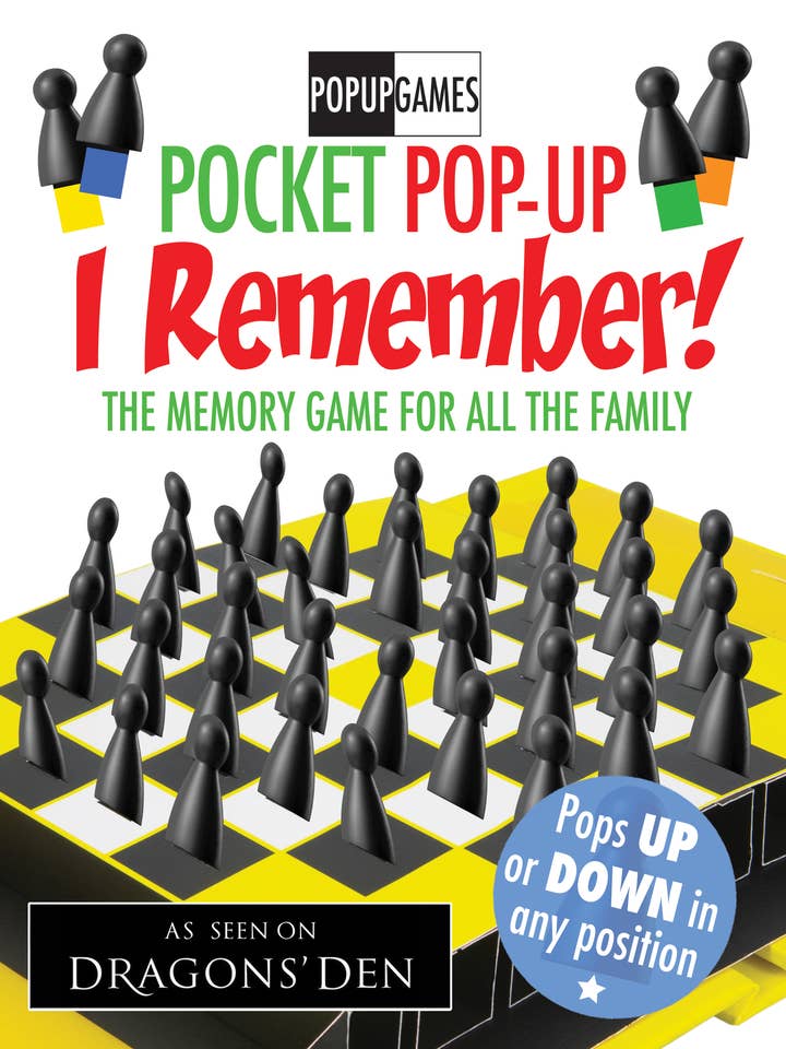 Pocket Pop Up Je Me Souviens - Pop Up Games pour la vente par Bounce Sales & Marketing