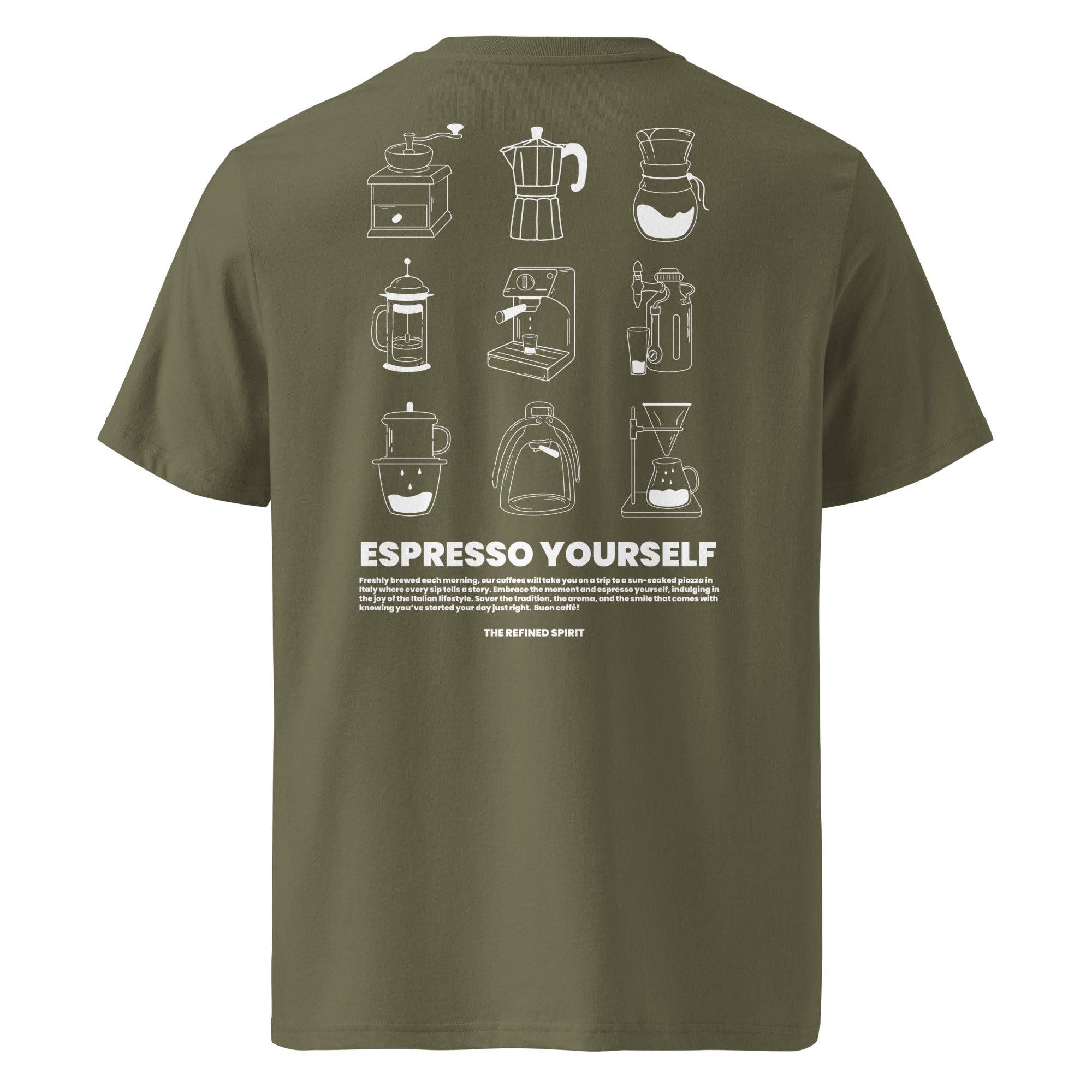 The Refined Spirit - Vente T-shirt sérigraphié – unisexe - T-shirt bio Espresso Yourself6