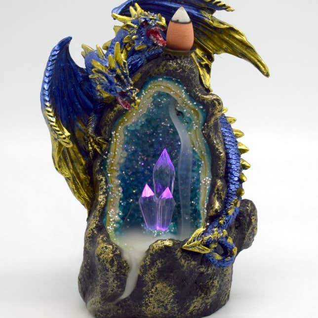 Fantasy Gifts - Wholesale Incense Holder - Dragon Back Flow Burner