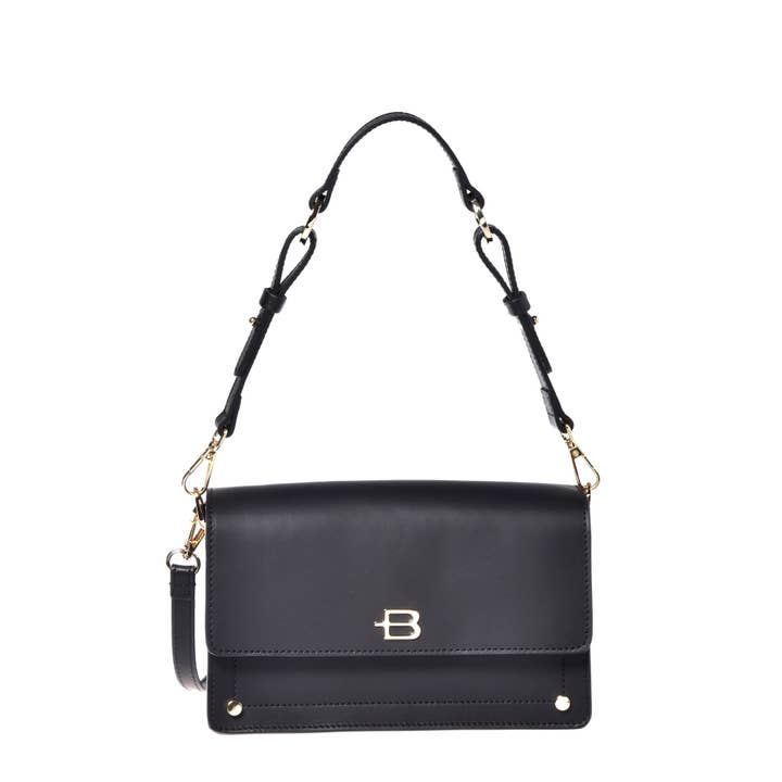 Sac en cuir noir Baldinini pour la vente par Baldinini