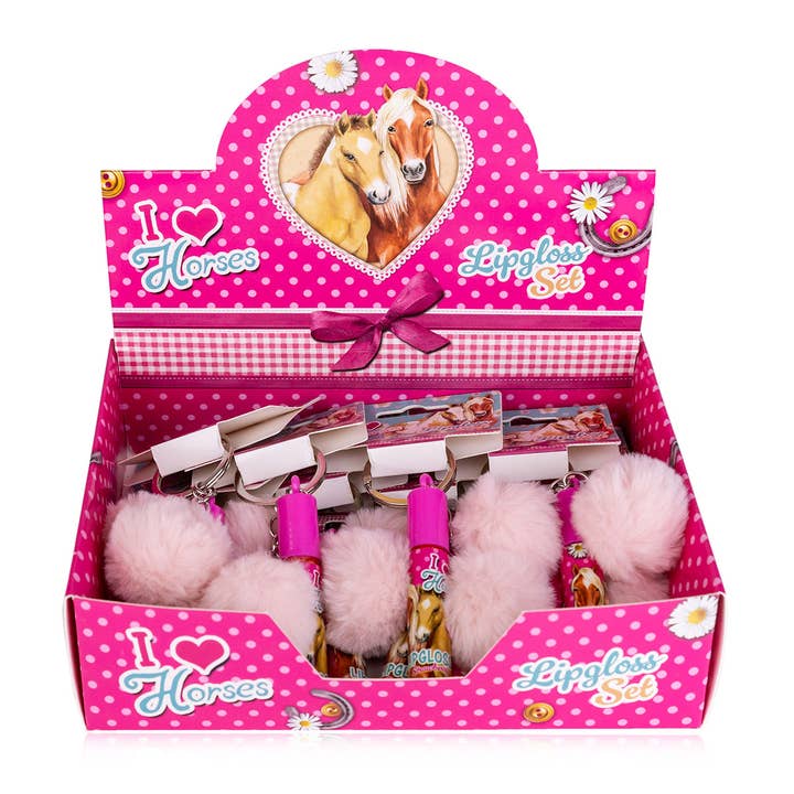 I Love Horses Lip Gloss with Horse Design for wholesale by Accentra