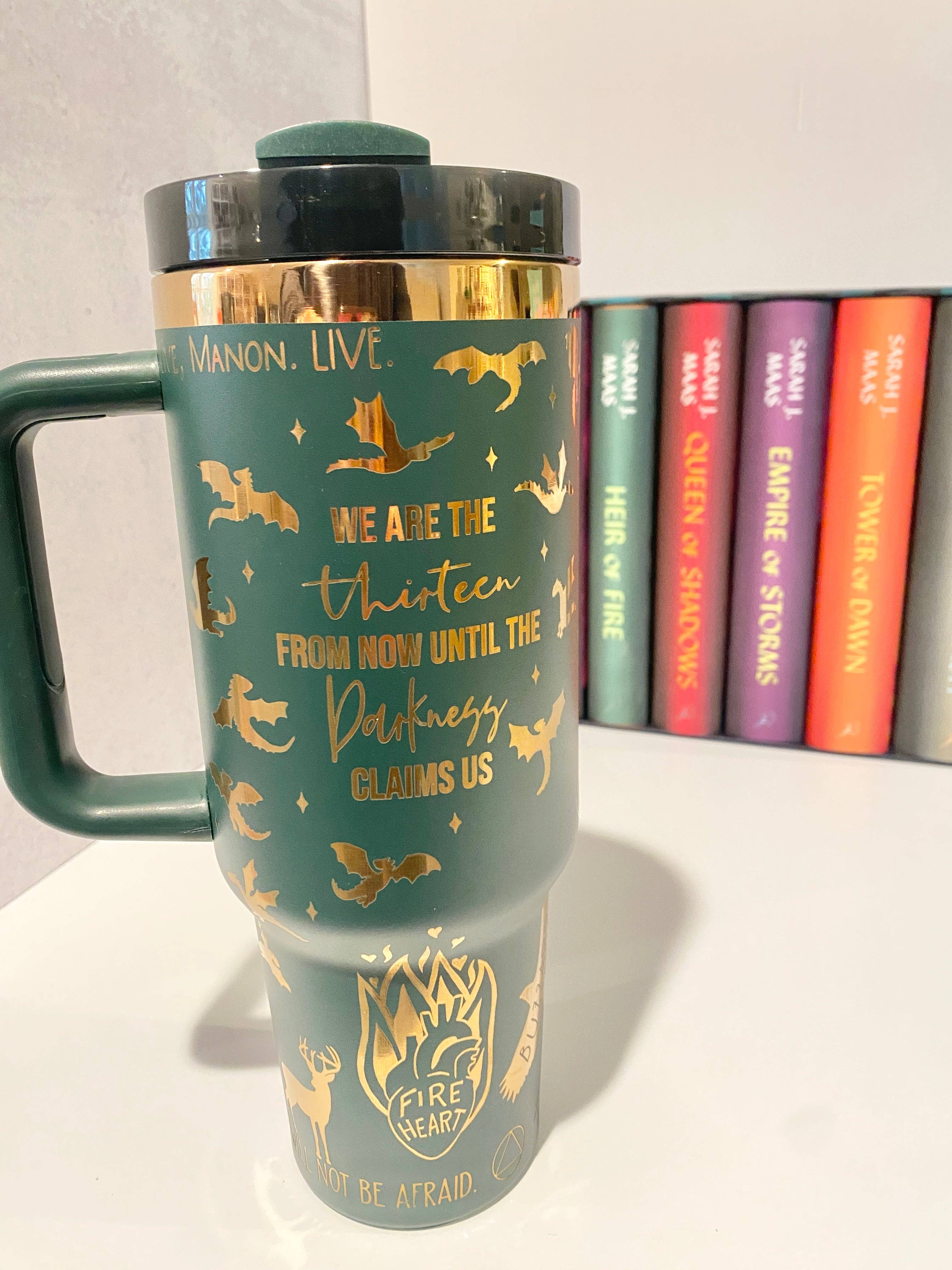 zoo&roo - Wholesale Insulated Mug/Tumbler - Throne of Glass 40 oz engraved tumbler | officially licensed15