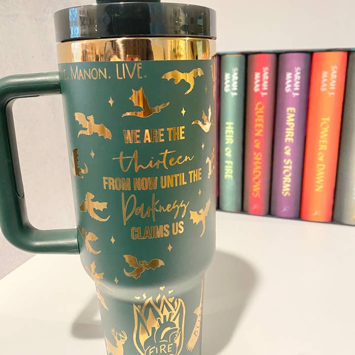 zoo&roo - Wholesale Insulated Mug/Tumbler - Throne of Glass 40 oz engraved tumbler | officially licensed15