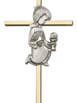 Croix Murale Fille de Communion pour la vente par Tony’s Jewelry