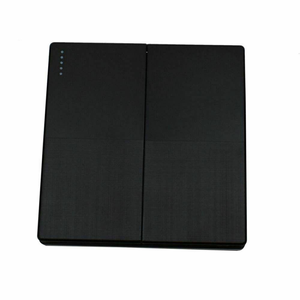 Ledsone – wholesale Light switch cover/plate – Single Double Screwless Black Light Switches & Socket Flat13