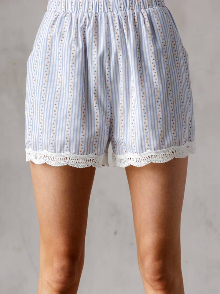 JP8102-BLUE WHITE ORANGE FLORAL for wholesale by STORIA