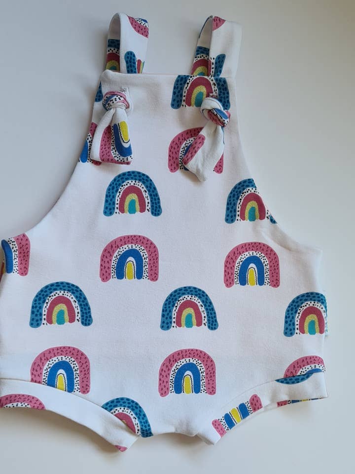 Summer Rainbows Summer Romper for wholesale by Zac & Bella