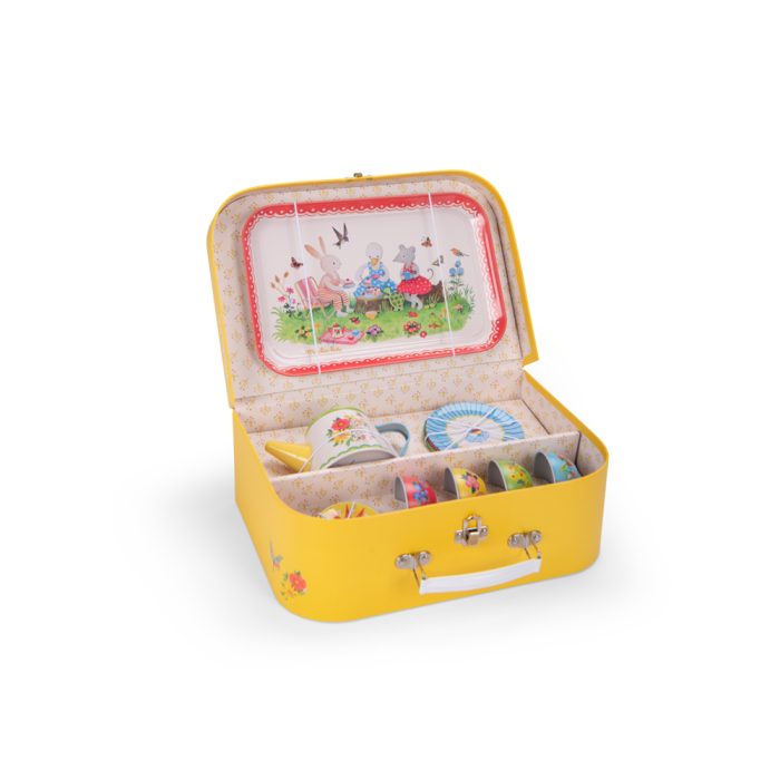 Speedy Monkey - Wholesale Toy Set - Kids - Metal tea set - The Big Family1