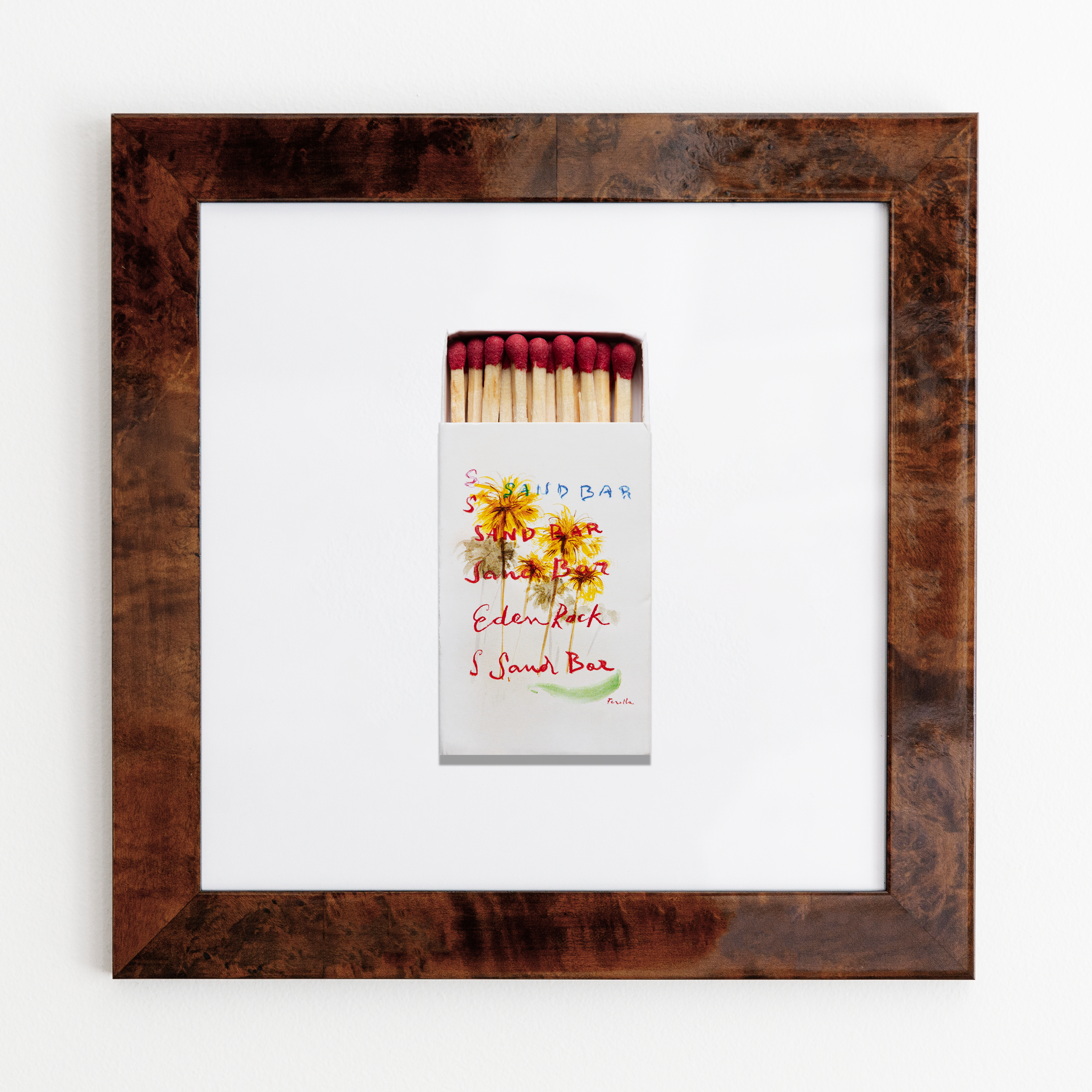 Match South - Vente Affiche d'art - Bar de Sable St. Barth (Devant)3