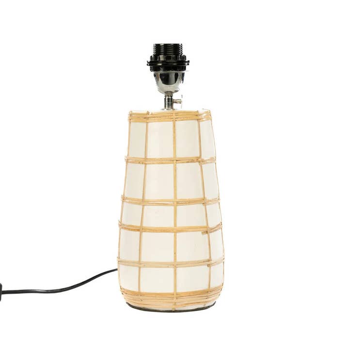Bazar Bizar Living - Wholesale Accent/Desk Lamp - The Molokai Table Lamp - White Natural1