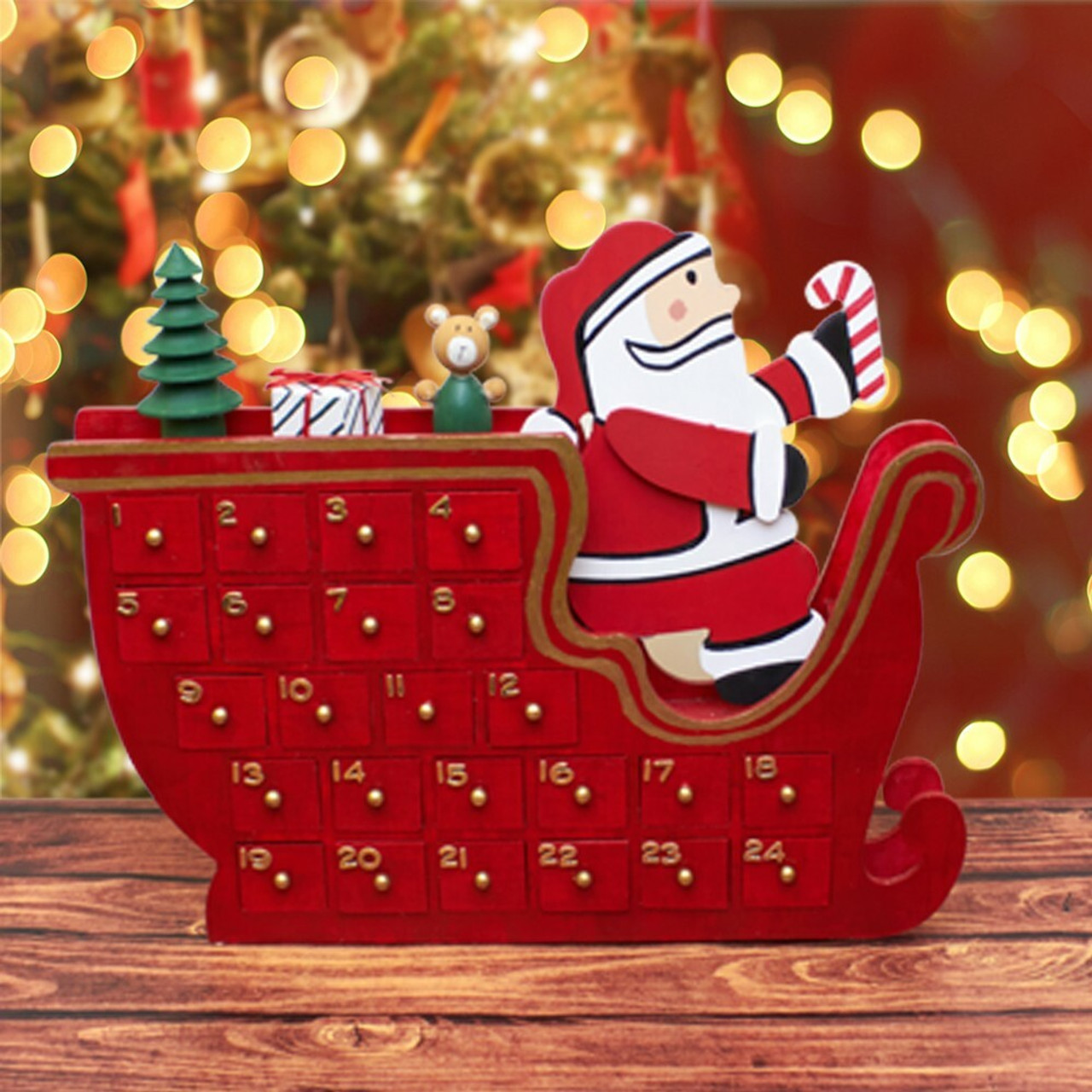 Woodpeckers Crafts - Wholesale Advent Calendar - Unfinished wooden Advent Calendar18