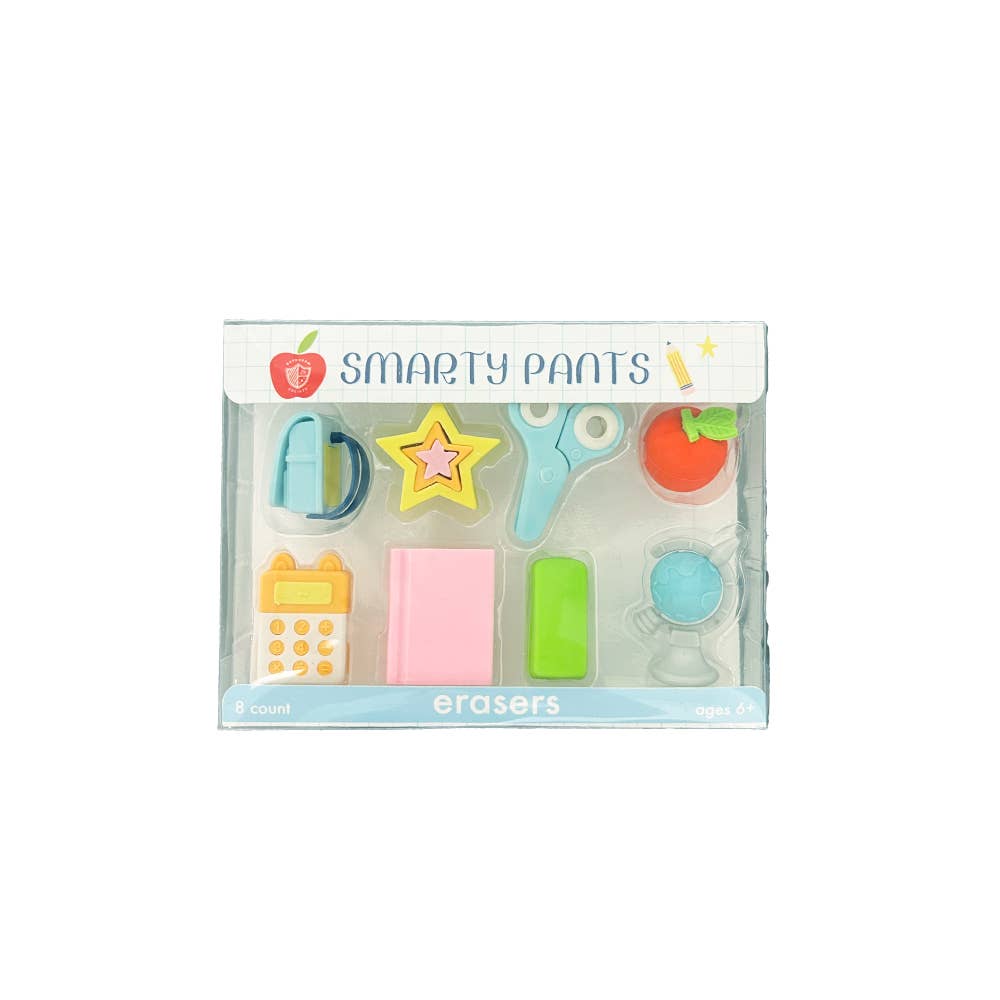 Jollity & Co. + Daydream Society - Wholesale Eraser - Kids - Smarty Pants Eraser Set