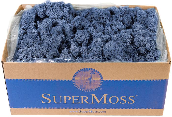 SuperMoss - Wholesale Dried/Pressed Flowers - Reindeer Moss Preserved 3lb Bulk Box5