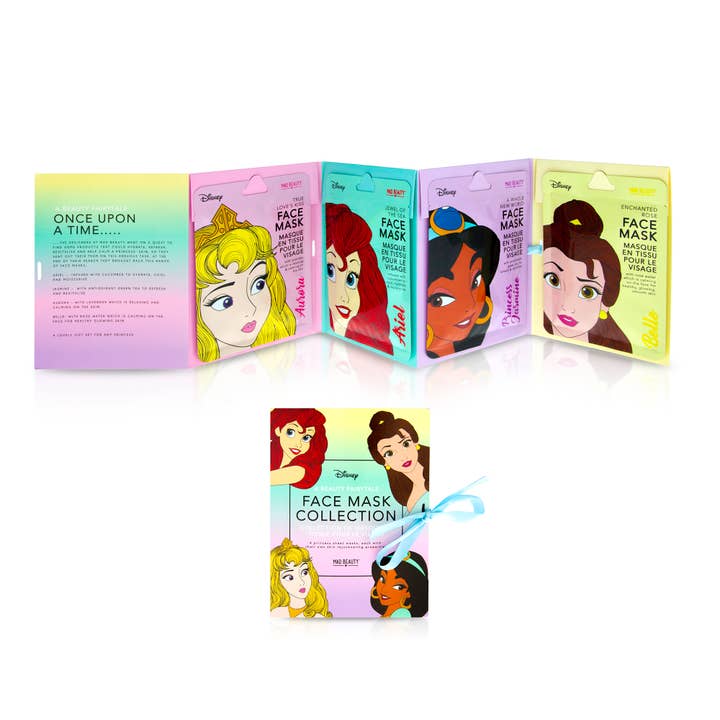 Mad Beauty Disney Princess Sheet Face Mask Booklet 6pc for wholesale by Mad Beauty USA LLC