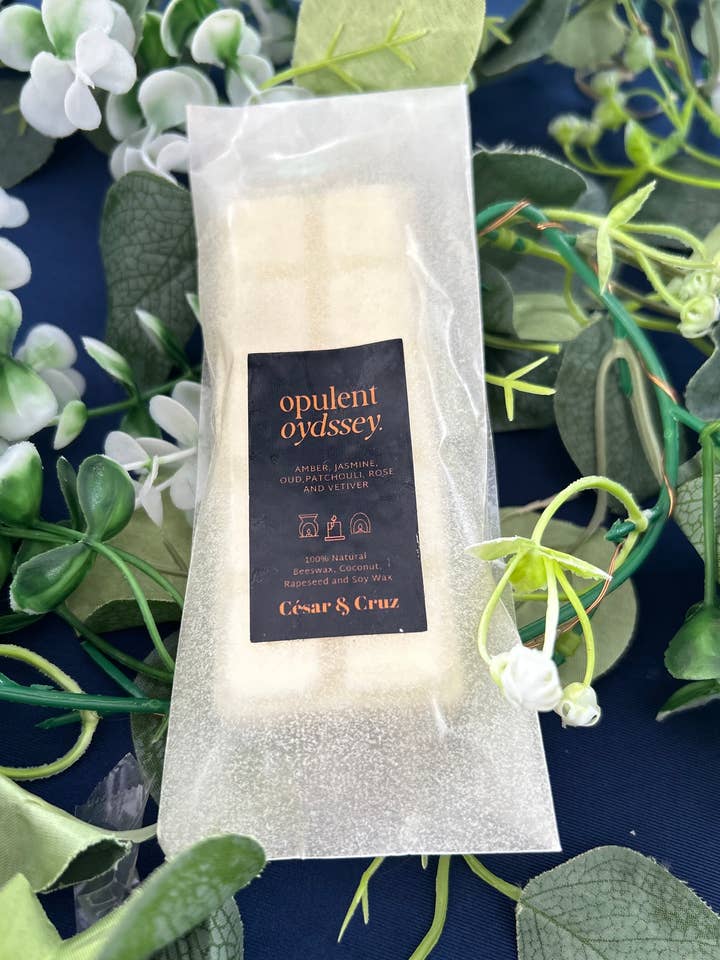 Opulent Odyssey Wax Snap Bar Melts
for wholesale by César & Cruz