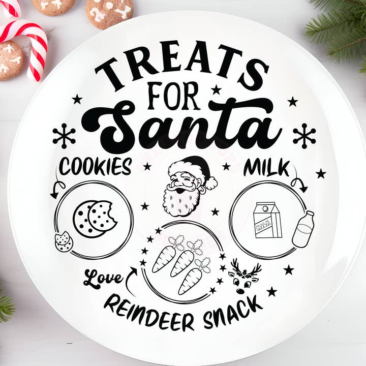 One Stop Cups - Wholesale Phone & Laptop Stickers - UV DTF CHRISTMAS DECAL - Round6